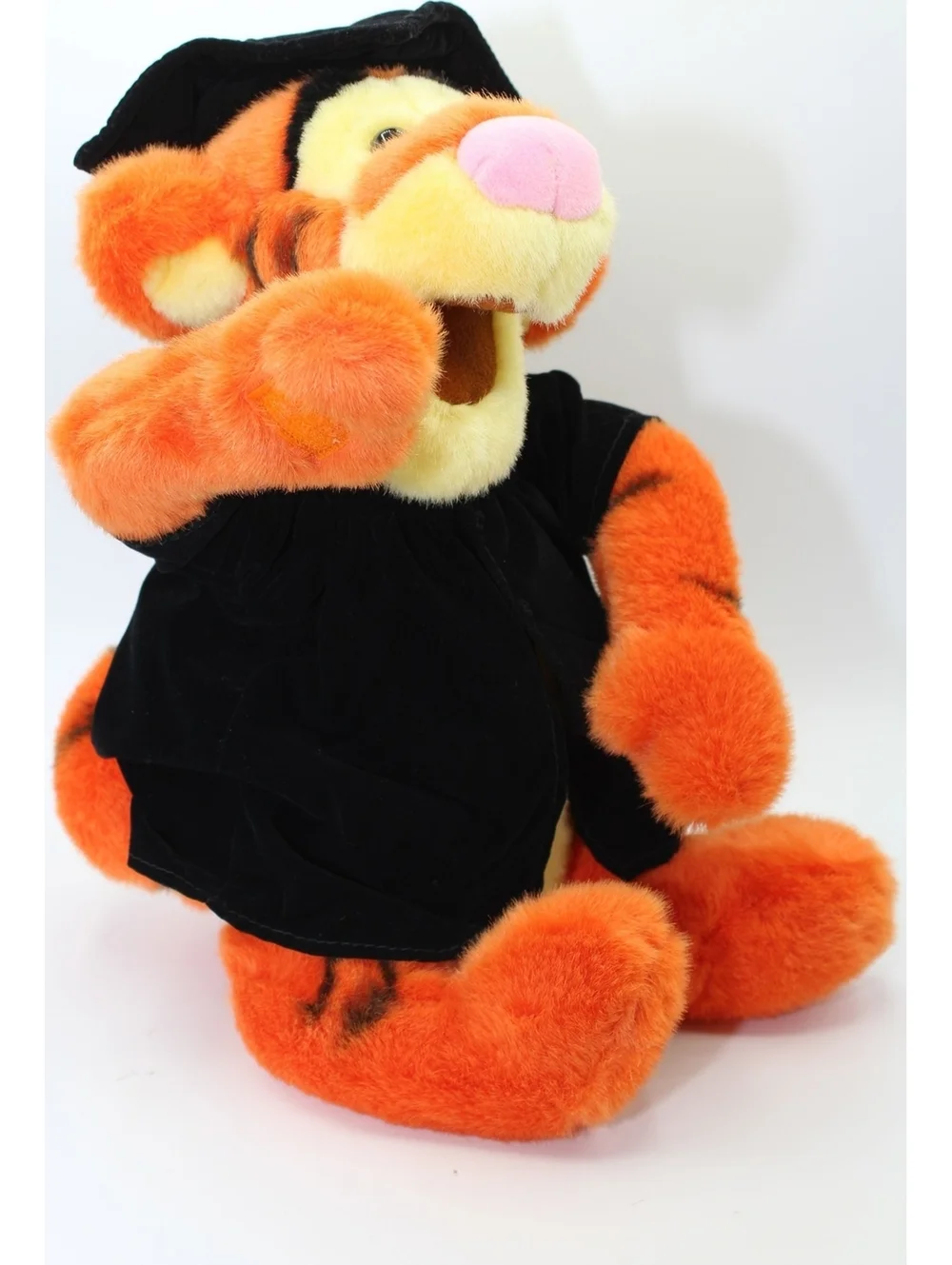 VTG Disney Winnie the Pooh Tigger Graduation Cap & Gown Plush Animal Stuffed 13